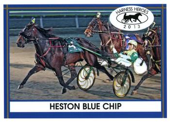 2013 Harness Heroes #12 Heston Blue Chip Front